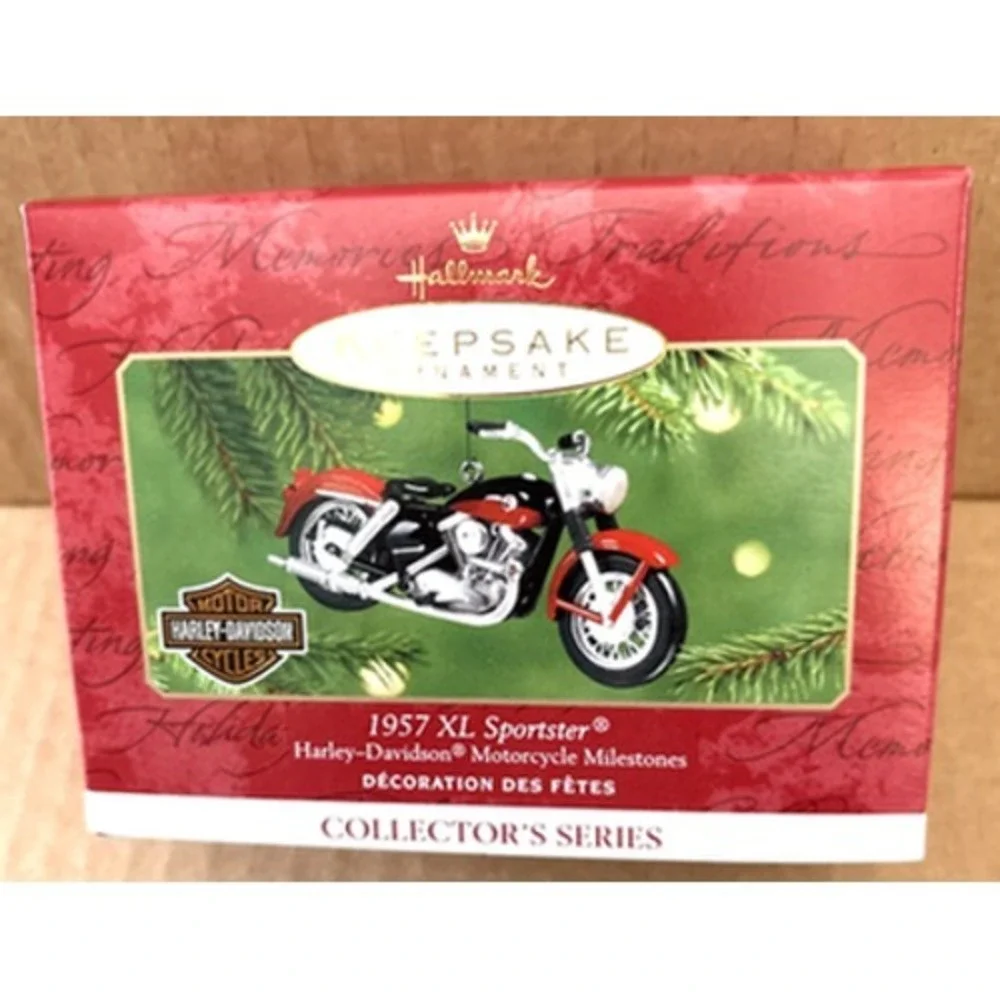 Hallmark Harley Davidson 1957 XL Sportster Motorcycle Keepsake Ornament 2001 #3
